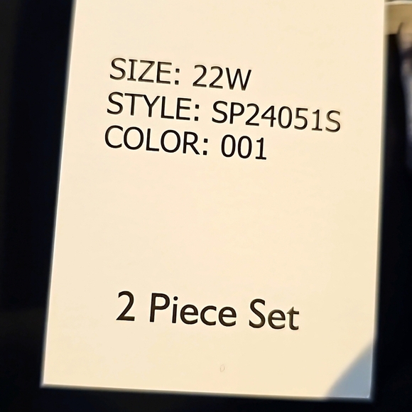 NWT South Point 2 piece Black & White Swim Set Size 22 - Picture 6 of 10